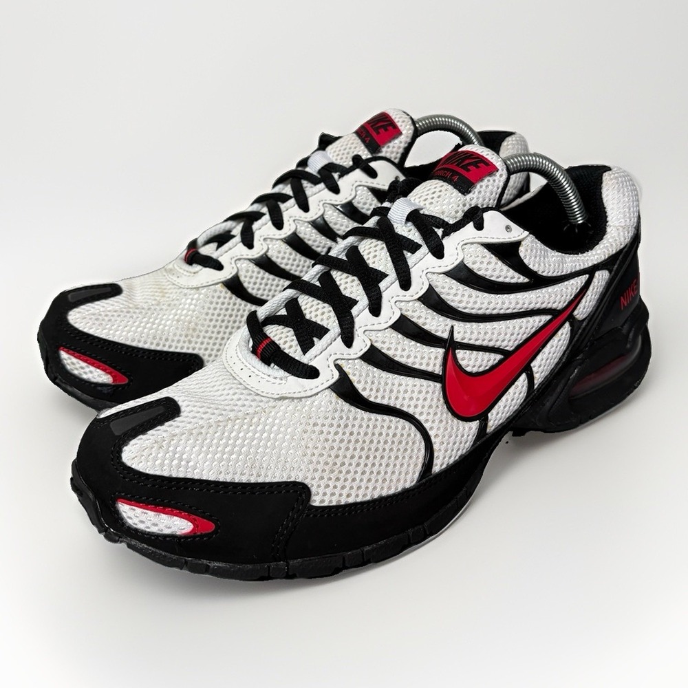 Nike Air Max Torch 4 White University Red Black CU9243-100 Men's Sneakers US 9.5